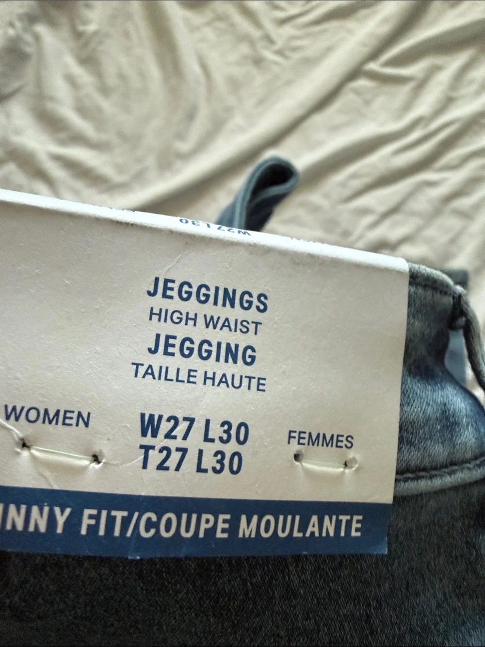 H&M Straight Leg Jeans in Mid Blue